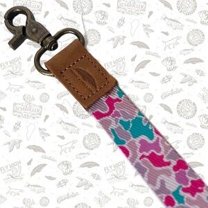 Ridge & Holler Fly High Lay Low COTTON CANDY Camo Wrist Lanyard